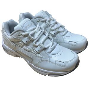 Vionic Women's Walker 23 White Leather Walking Shoe Size 9 New Without Box